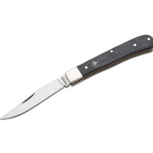 Böker Manufaktur Solingen Trapper Uno Jute Micarta Black