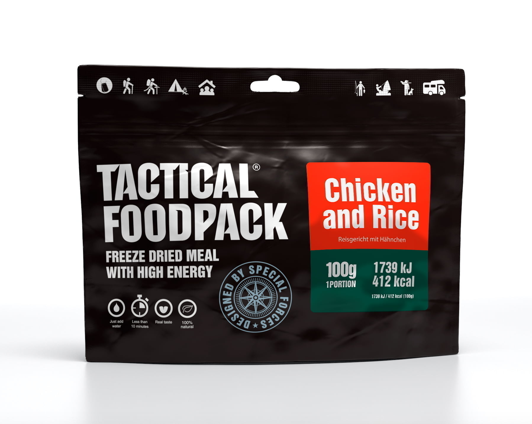 Tactical Foodpack Chicken and Rice 100g