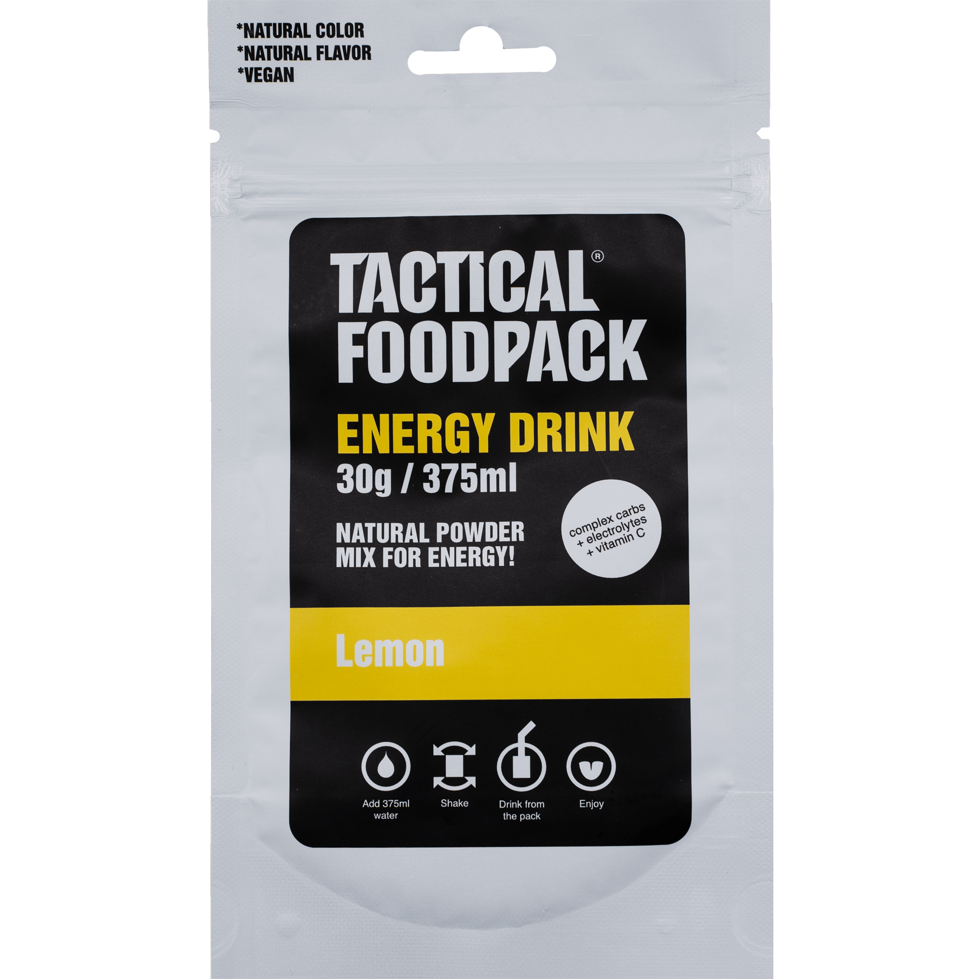 Tactical Foodpack Energy Drink Lemon 30g