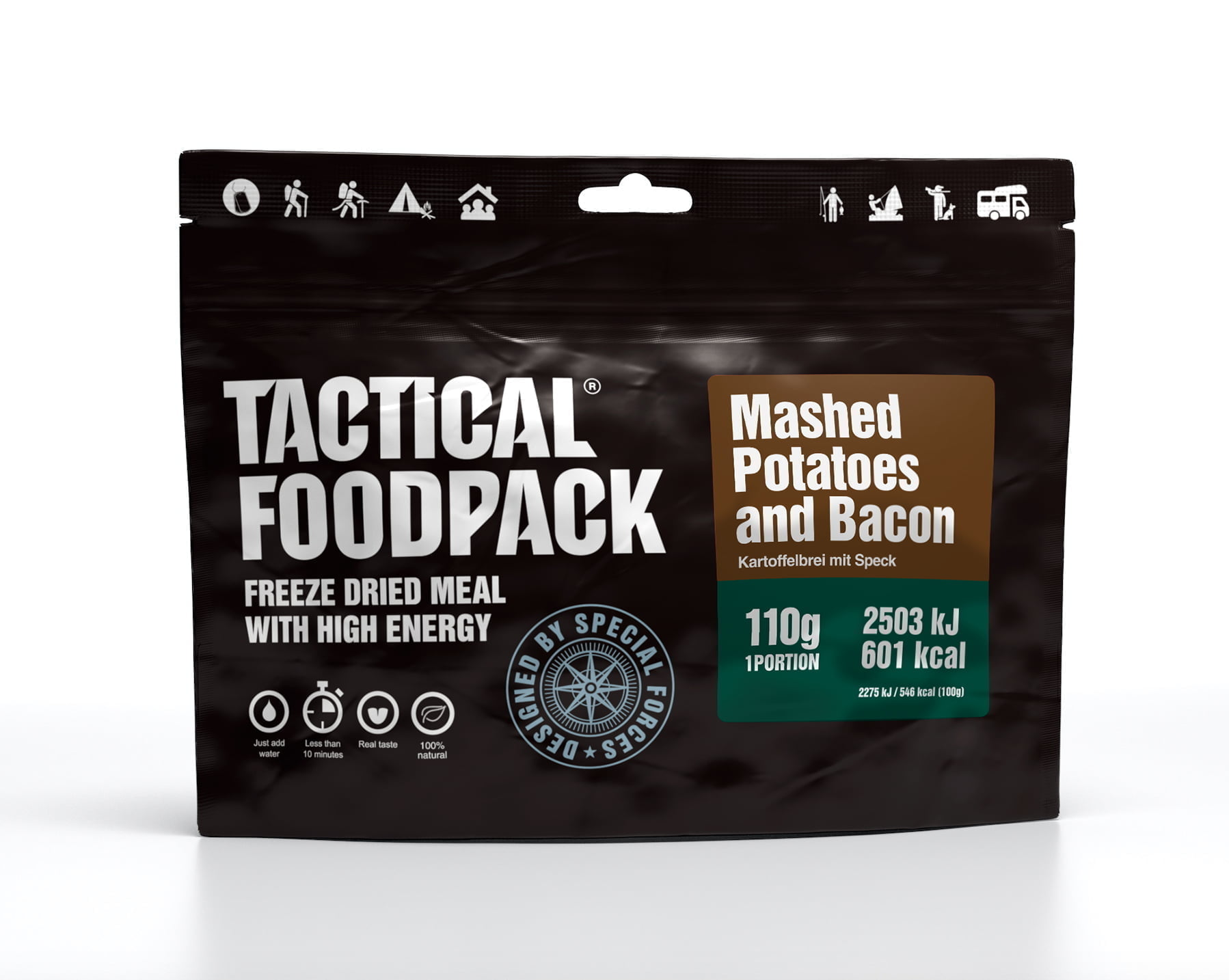 Tactical Foodpack Mashed Potatoes and Bacon 110g