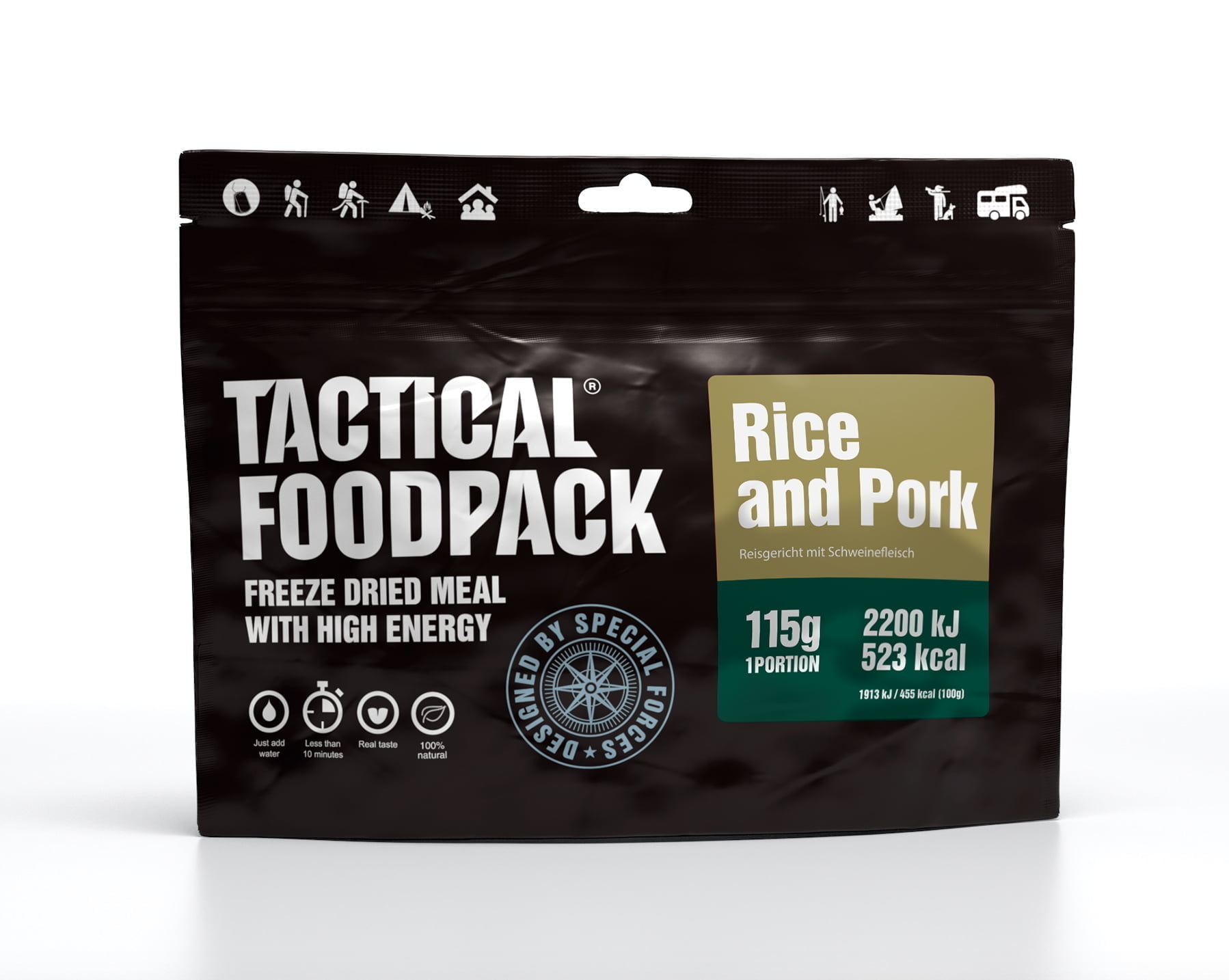 Tactical Foodpack Rice and Pork 115g