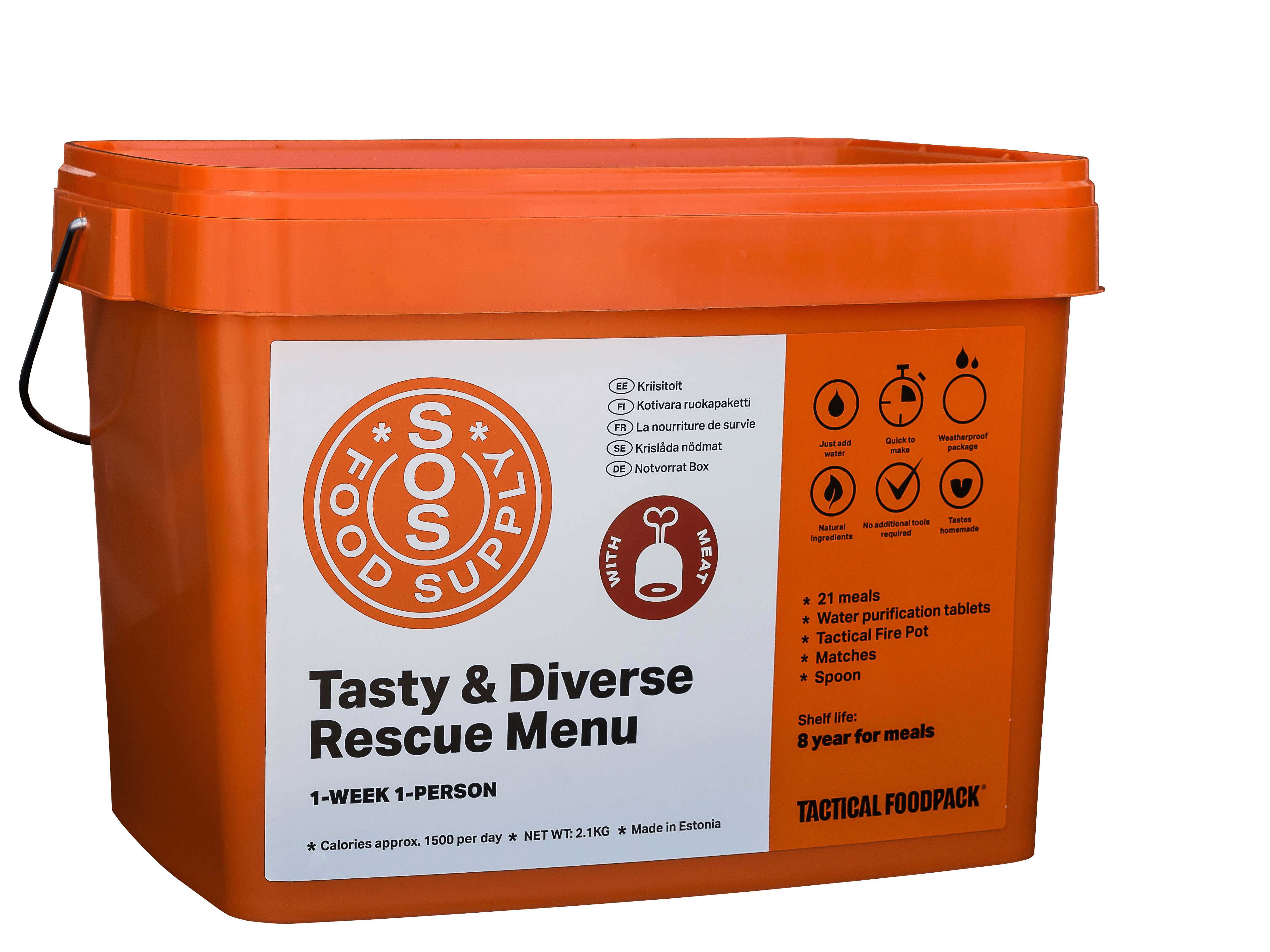 Tactical Foodpack SOS With Meat 2100g