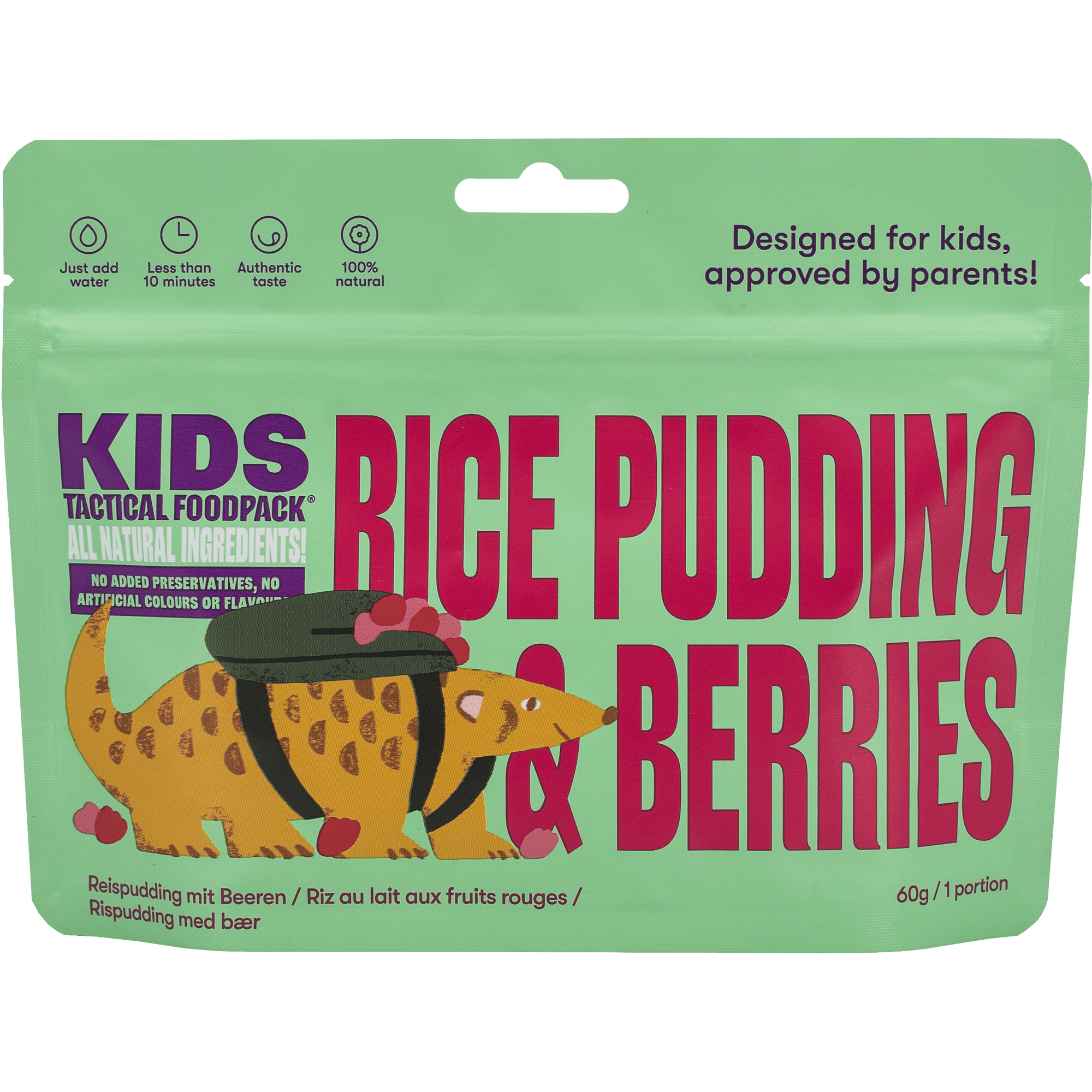 Tactical Foodpack KIDS Rice Pudding and Berries 60g