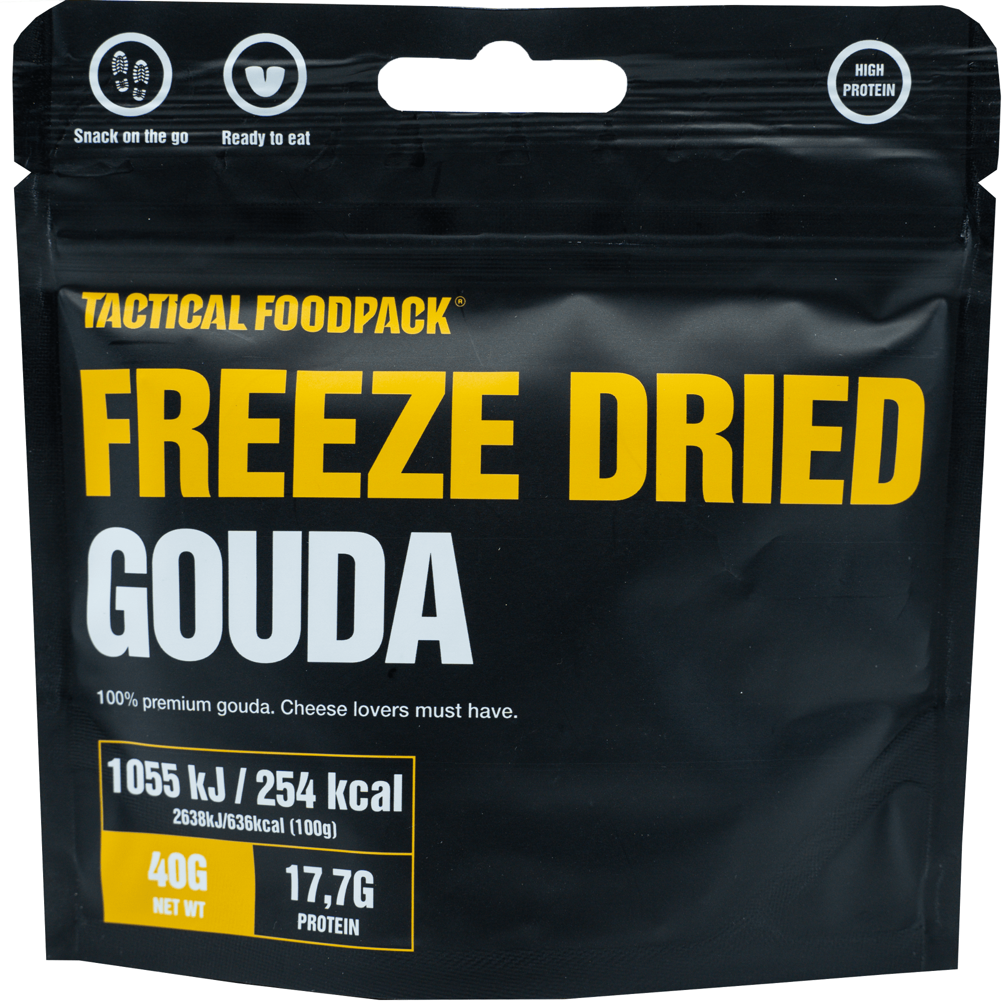 Tactical Foodpack Freeze-Dried Gouda Snacks 40g