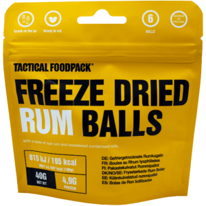Tactical Foodpack Freeze-Dried Rum Balls 40g