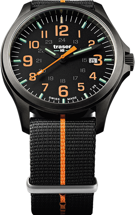 Traser P67 Officer Pro GunMetal Black/Orange