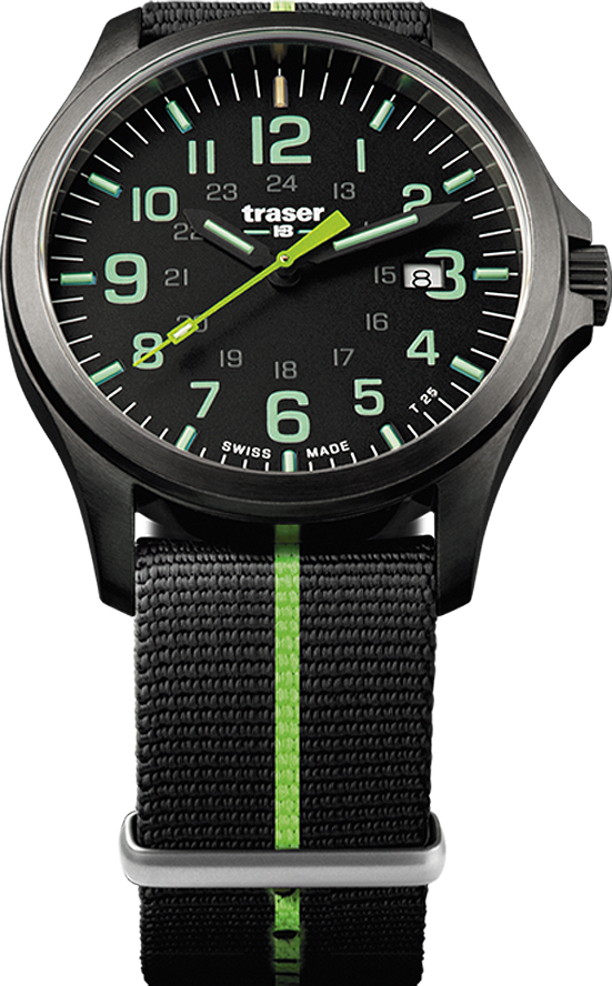 Traser P67 Officer Pro GunMetal Black/Lime