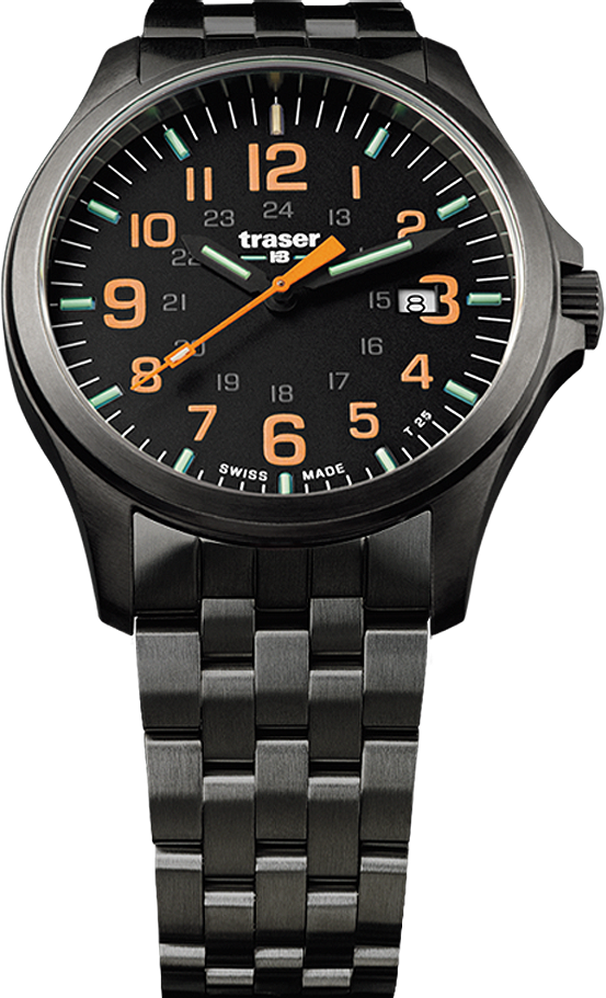 Traser P67 Officer Pro GunMetal Black/Orange