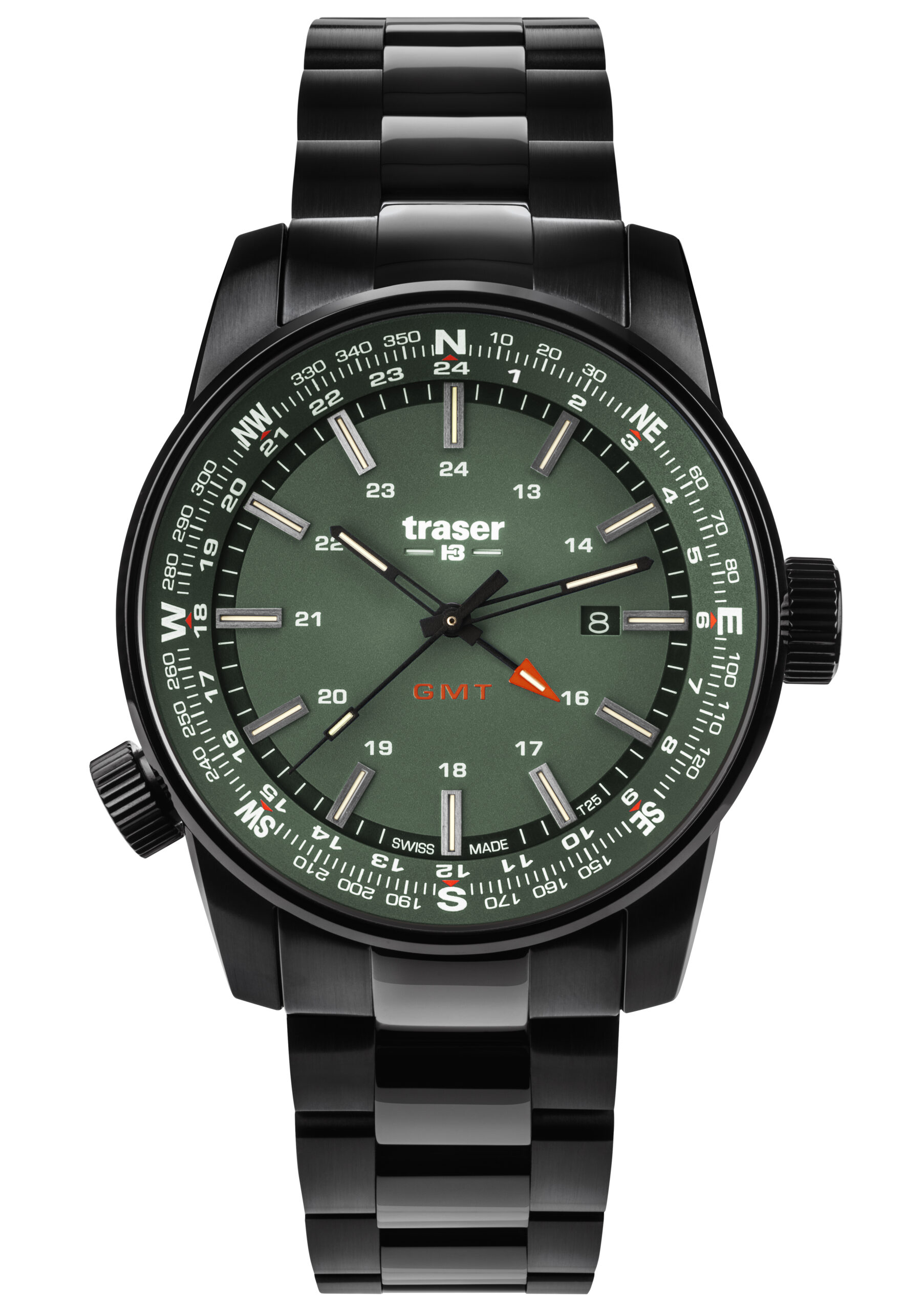 Traser P68 Pathfinder GMT Green