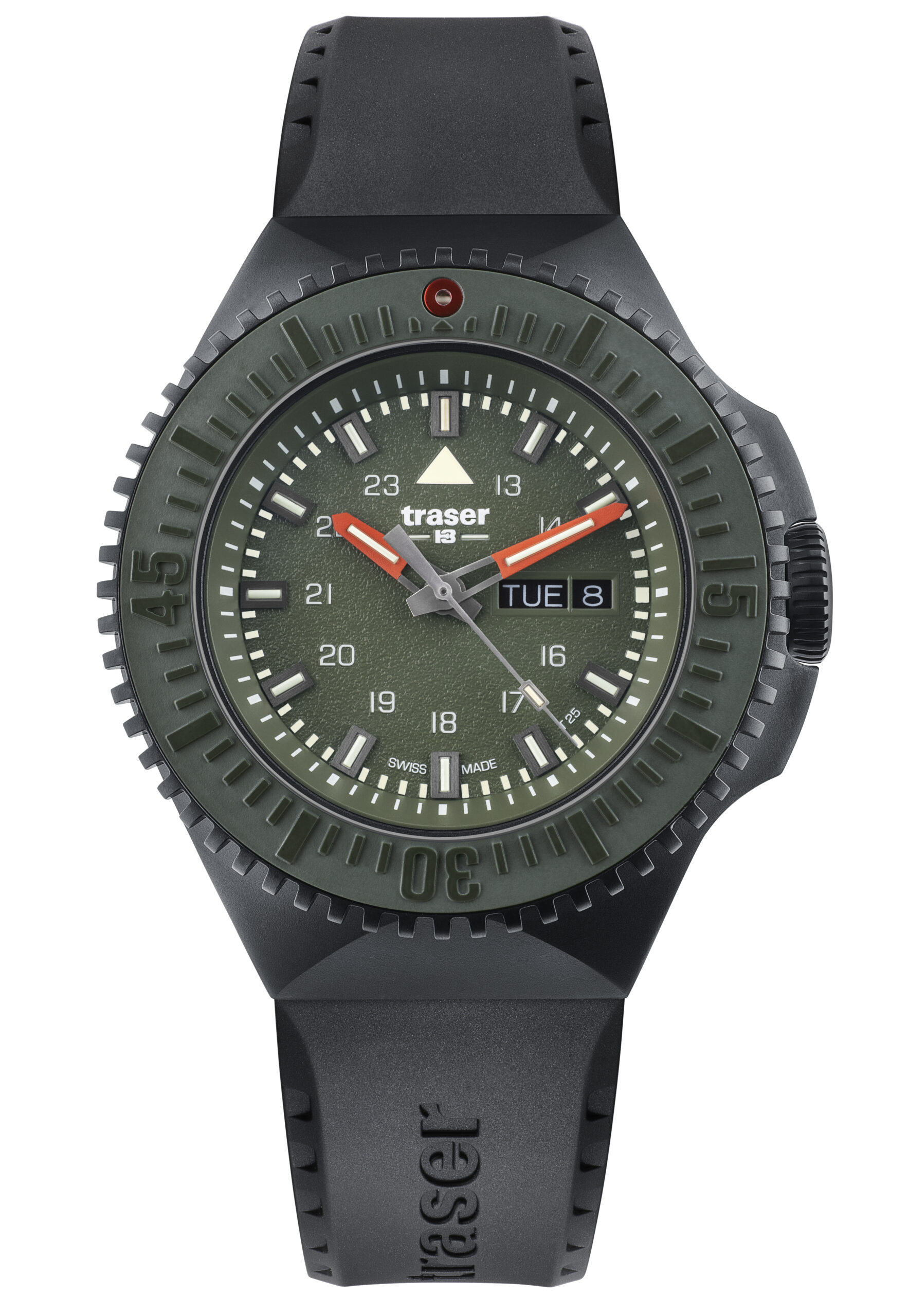 Traser P69 Black Stealth Green